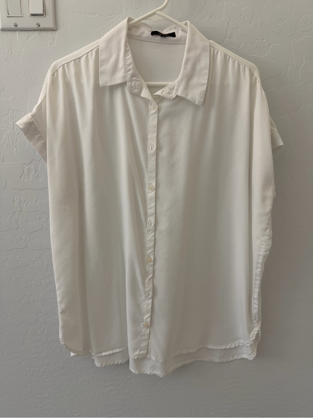 Quince Vintage Wash Tencel Camp Shirt White